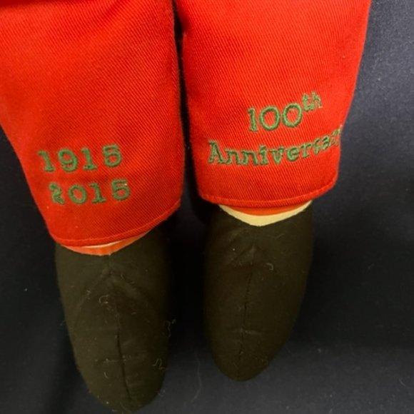 Raggedy Andy Doll Stuffed Movable Legs 100th Anniversary Embroidered 1915-2015 - Picture 9 of 11